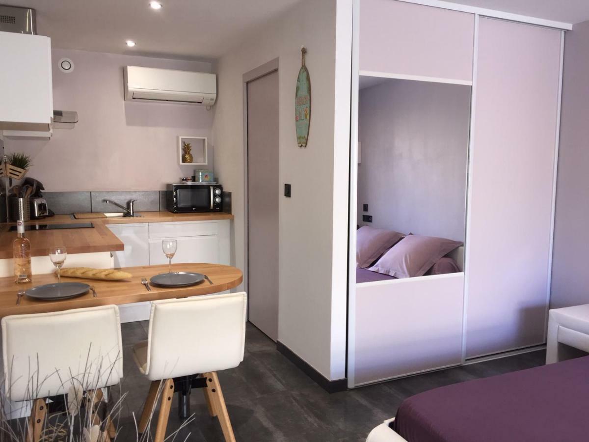 Plage A 400 M Studio Tout Confort Terrasse Clim Parking Ιέρ Εξωτερικό φωτογραφία